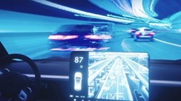 Automatic car speeding at night