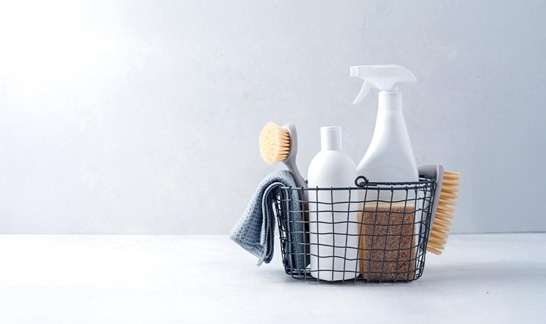 Cleaning service concept