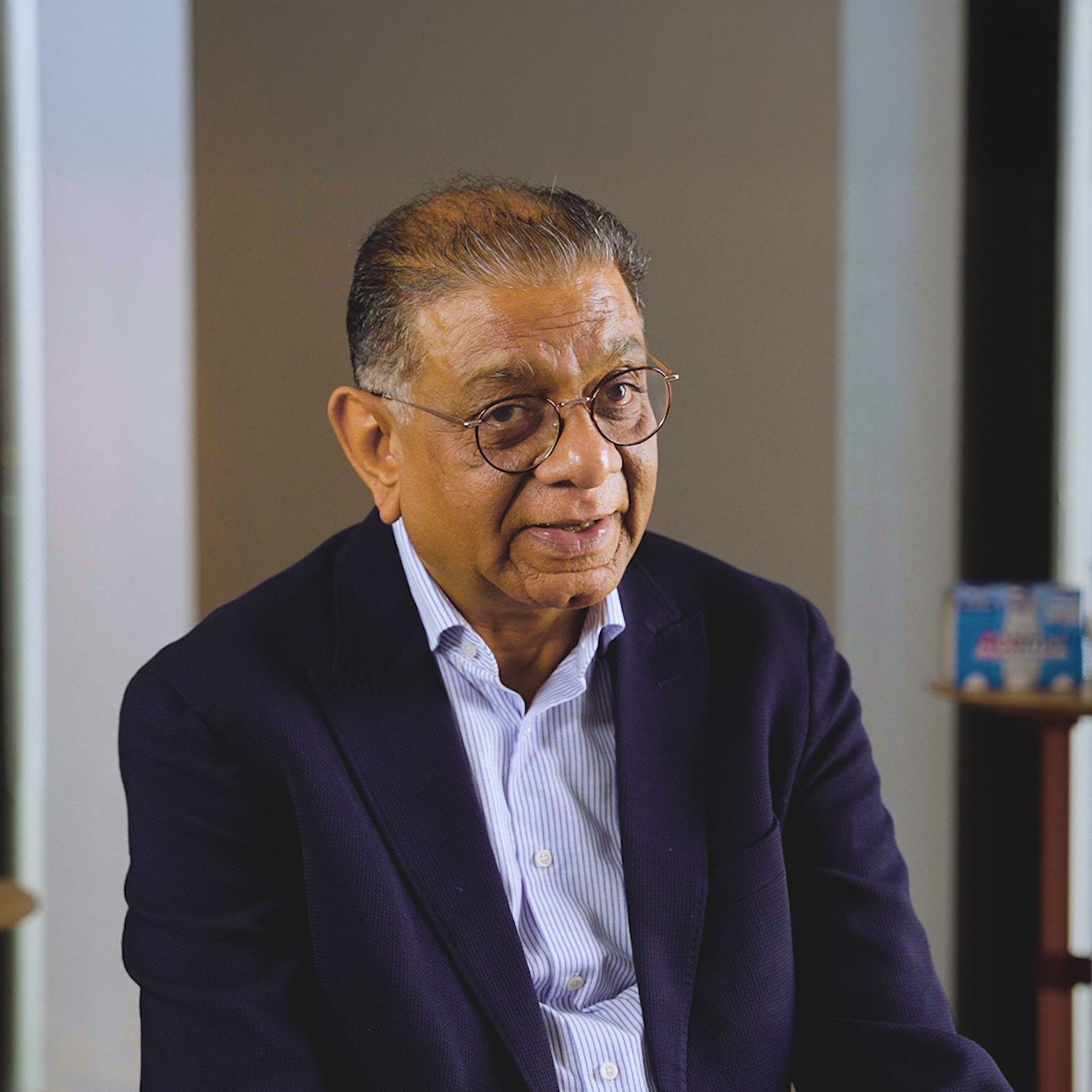  A video still of Vikram Agarwal, Chief Operations Officer at Danone