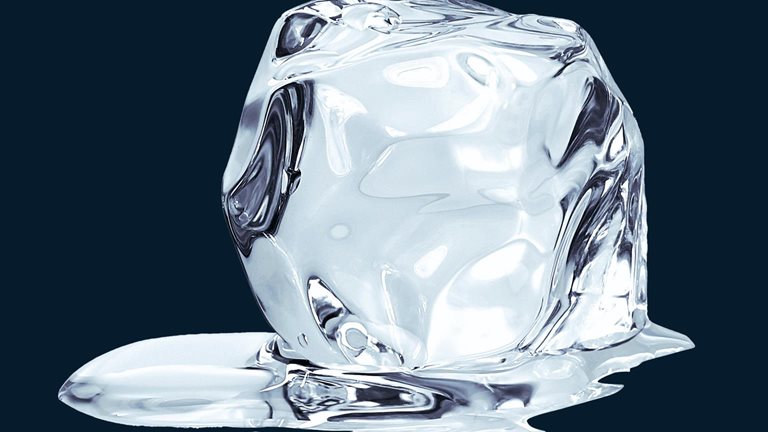 Ice cube - stock photo