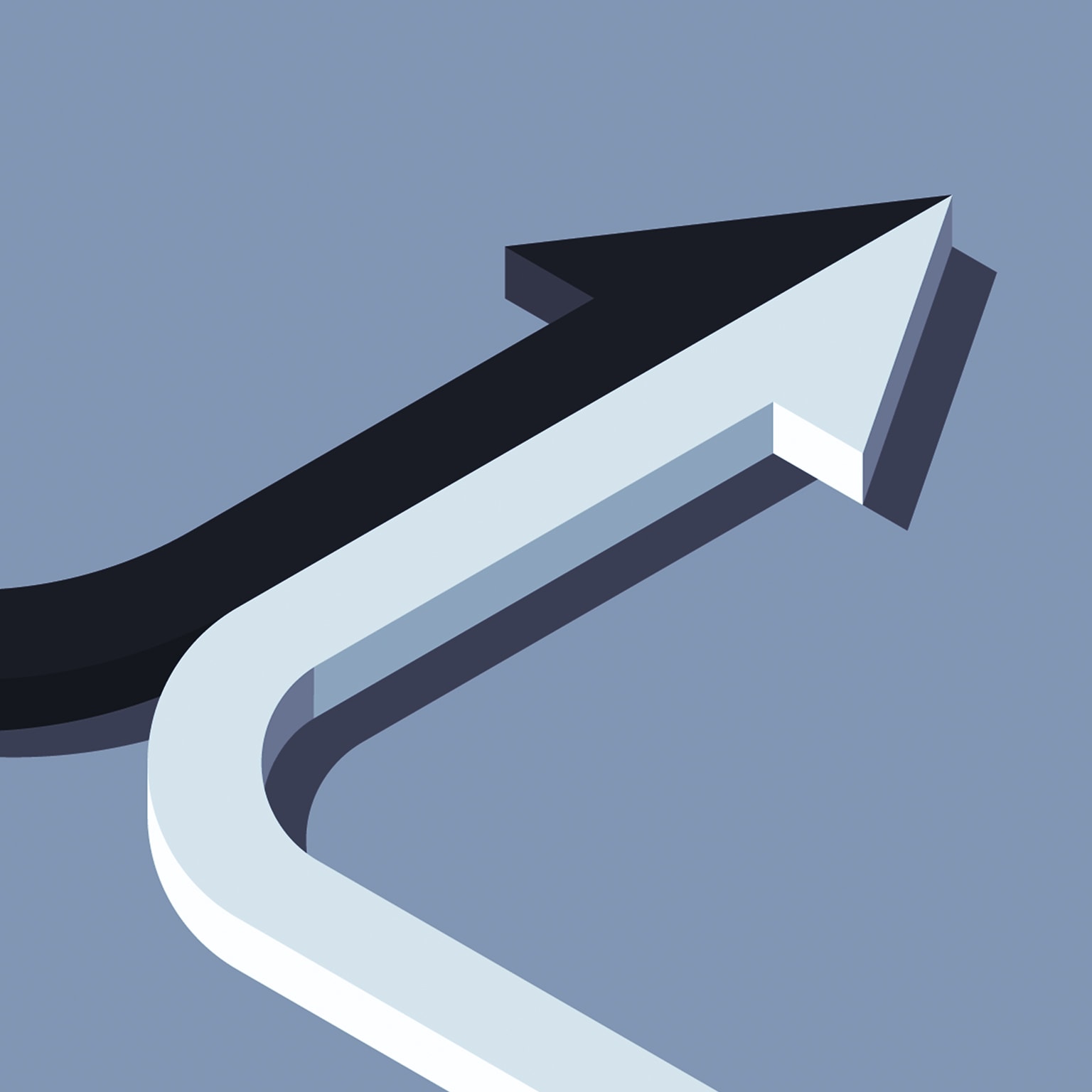 Two arrows forming one