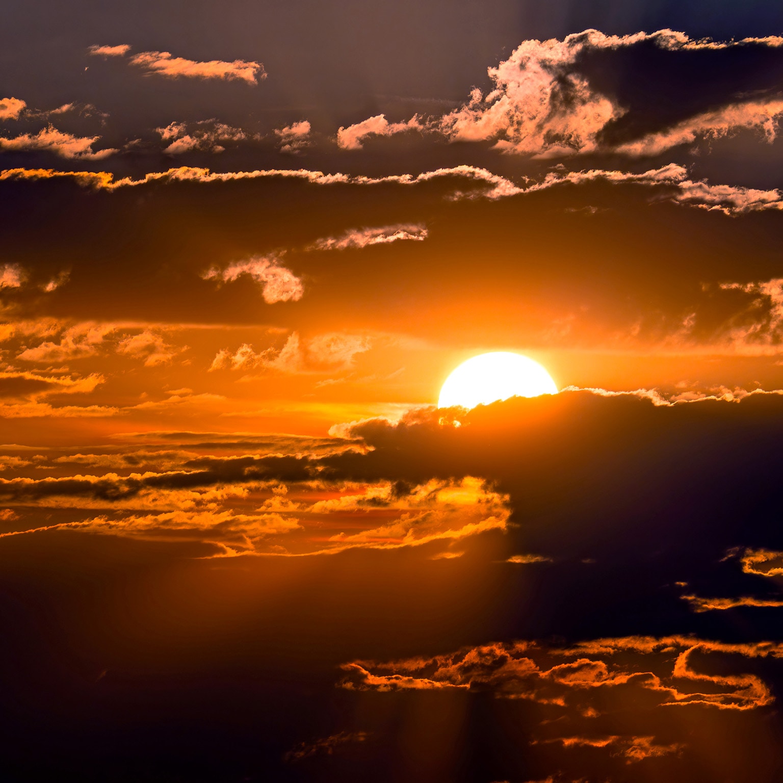  Dramatic sunset over the Arizona desert