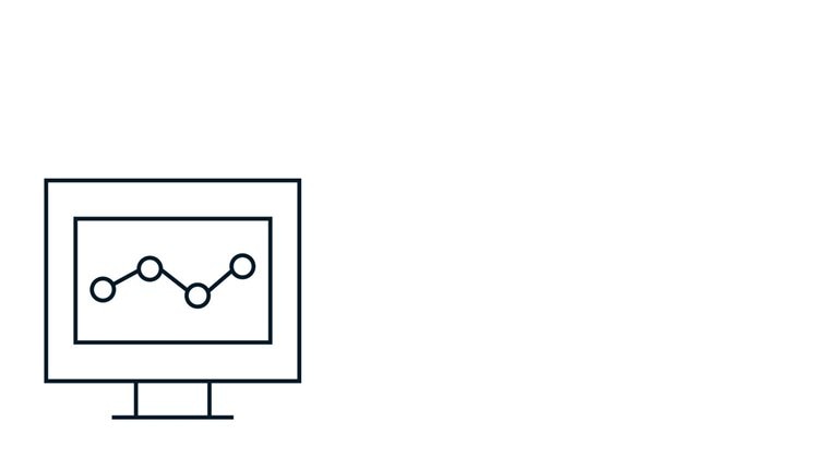 sales graph with data points
