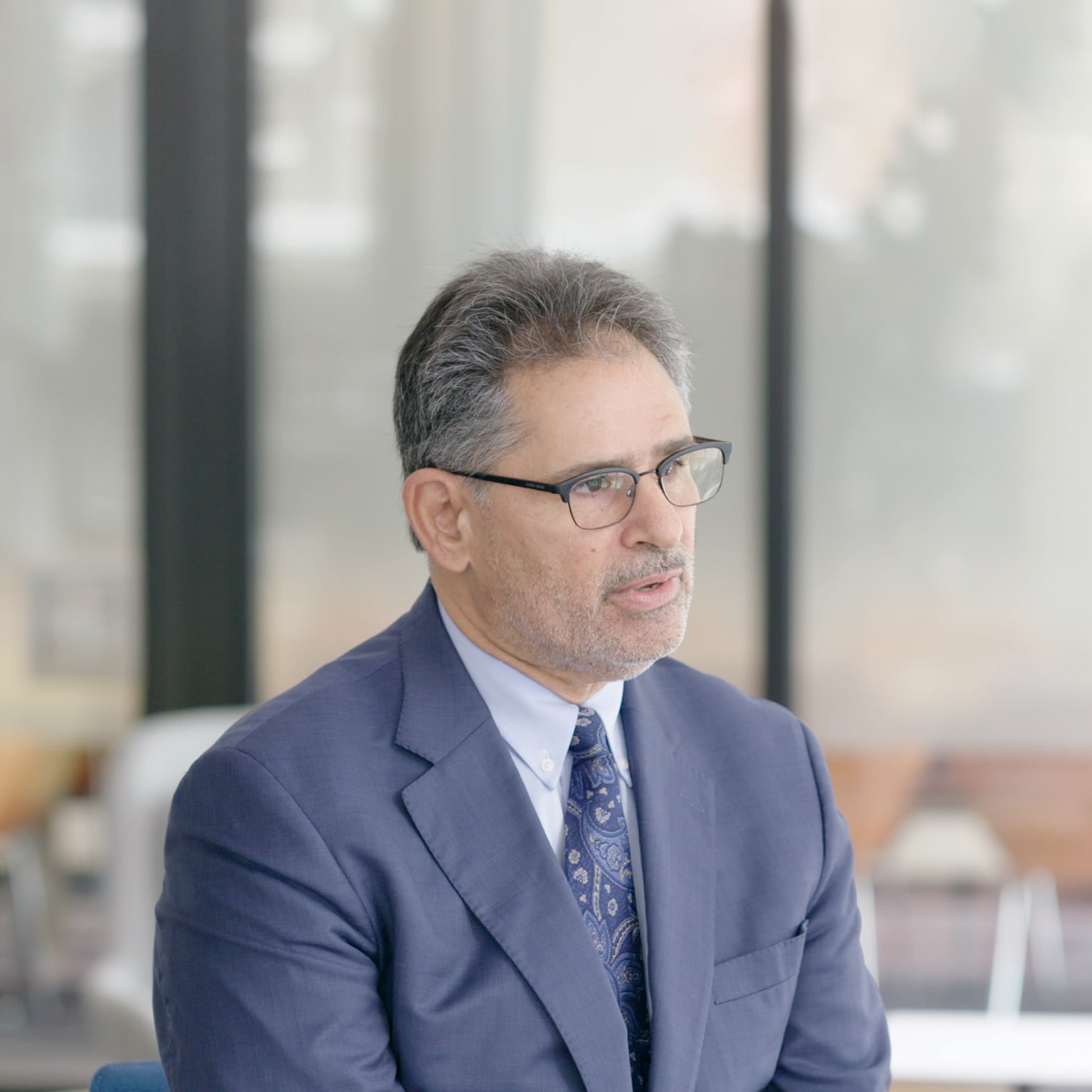 Video still of Chuck Mattera during his interview