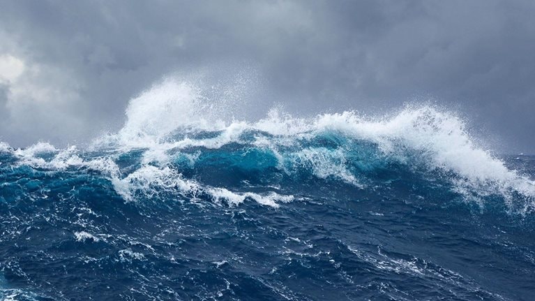 Ocean wave during storm