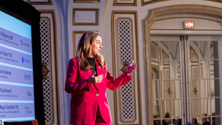 Presentation at the J.P. Morgan Healthcare Conference, an event where leaders discuss industry trends and innovations.