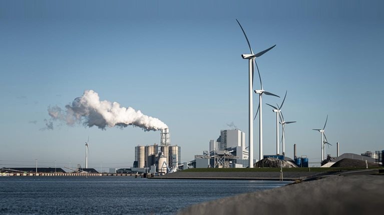 Old and new energy - stock photo