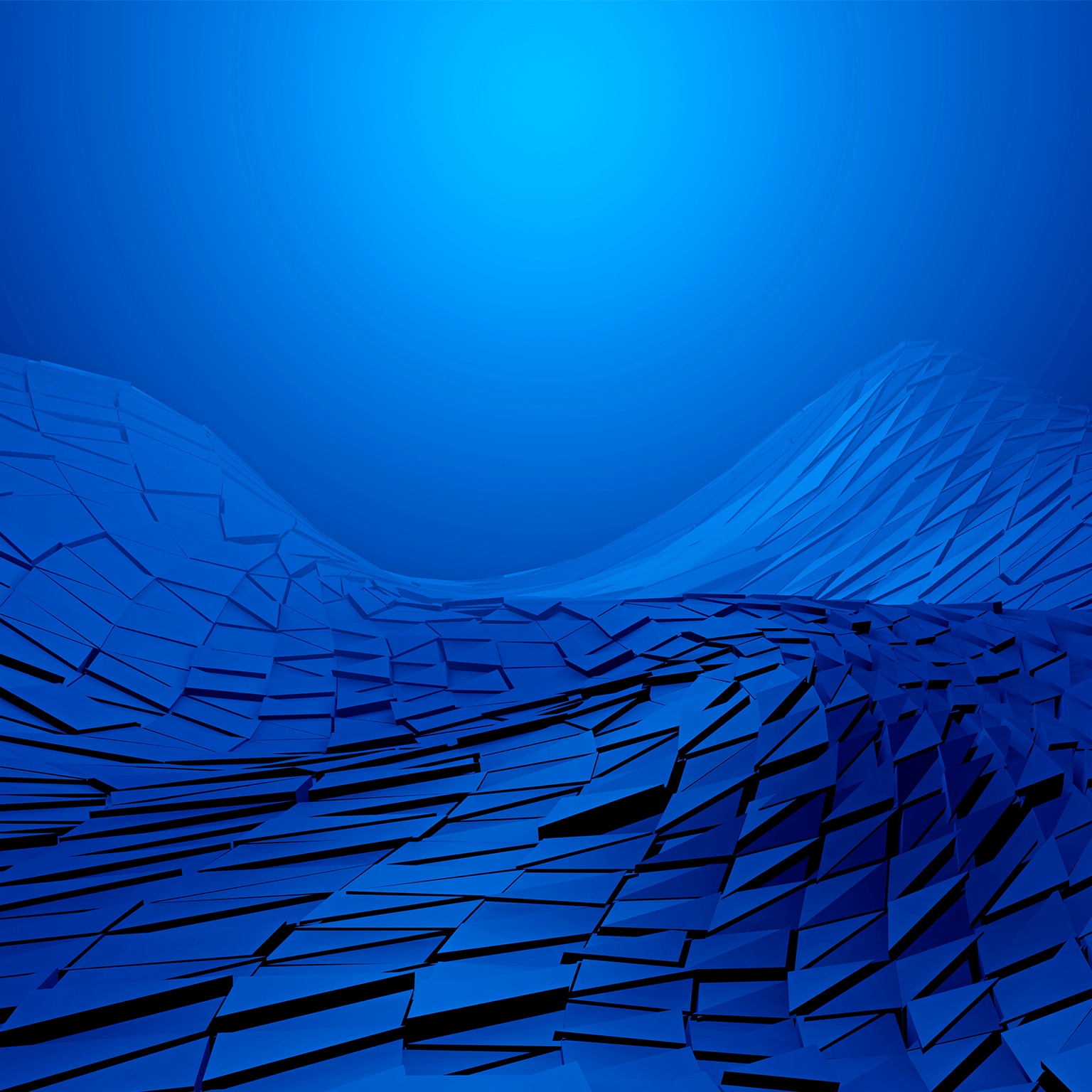 A wavy blue abstract geometrical background
