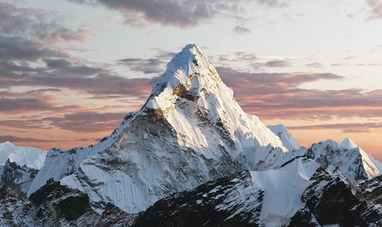 Evening view of Ama Dablam