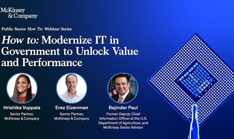 Modernize IT in Government to Unlock Value and Performance