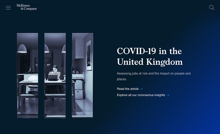 COVID-19 in the United Kingdom: Assessing jobs at risk and the impact on people and places