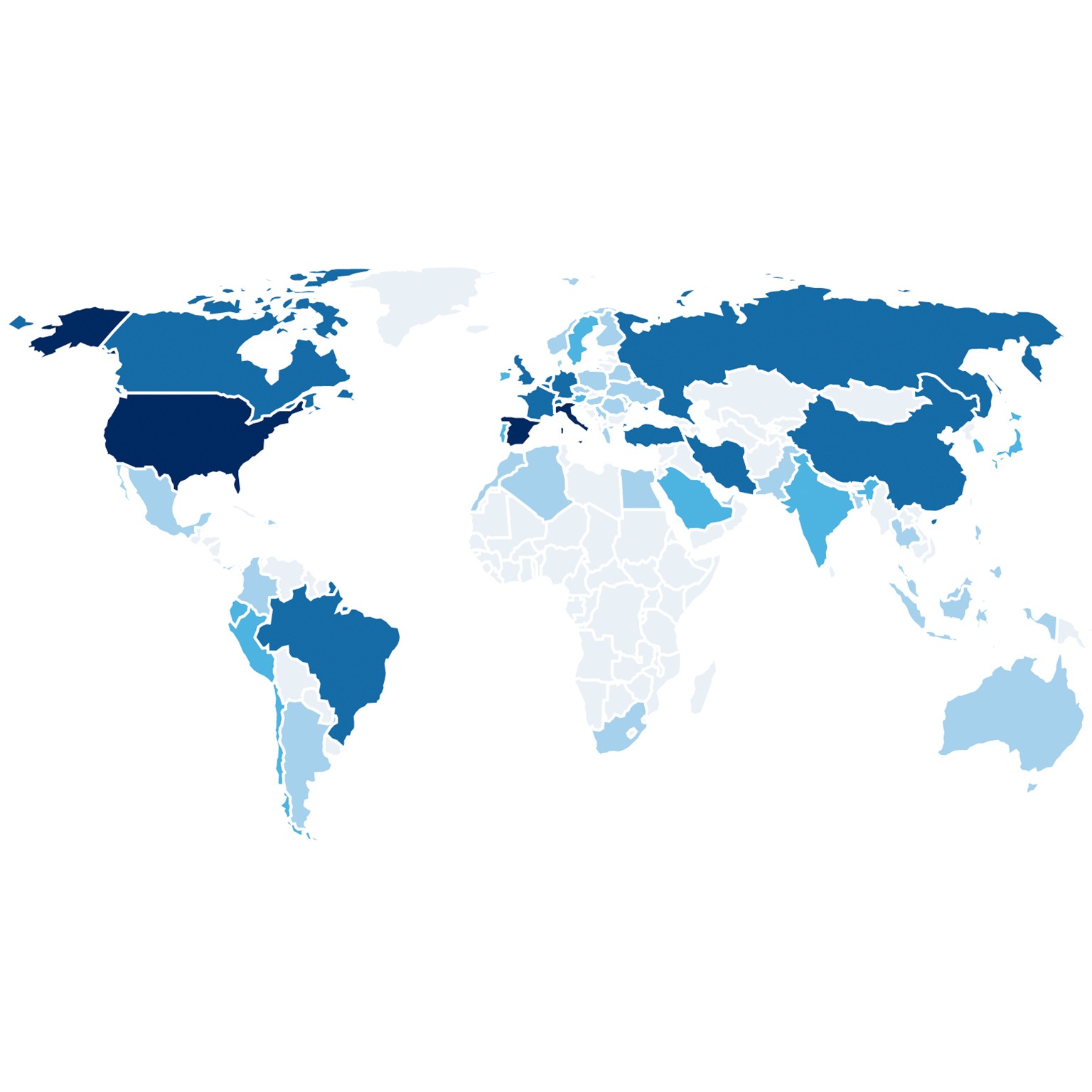 The global spread of COVID-19