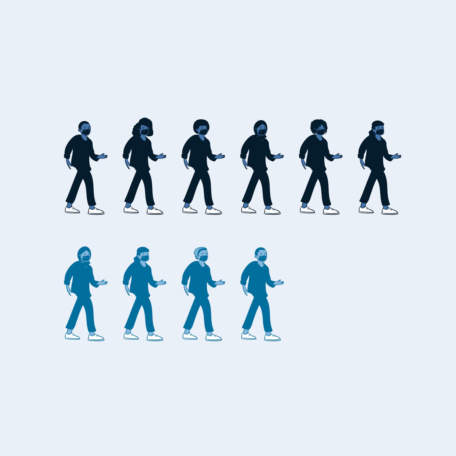 Face-mask use in the United States interactive