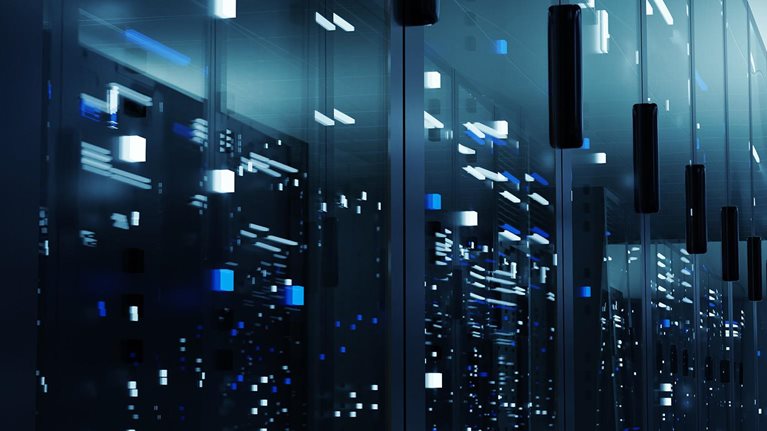 Cloud data center - stock photo