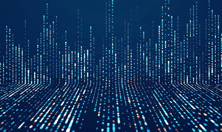 This image represents a data visualization of a streaming data pipeline, often used in financial feasibility modeling or to analyze large datasets.