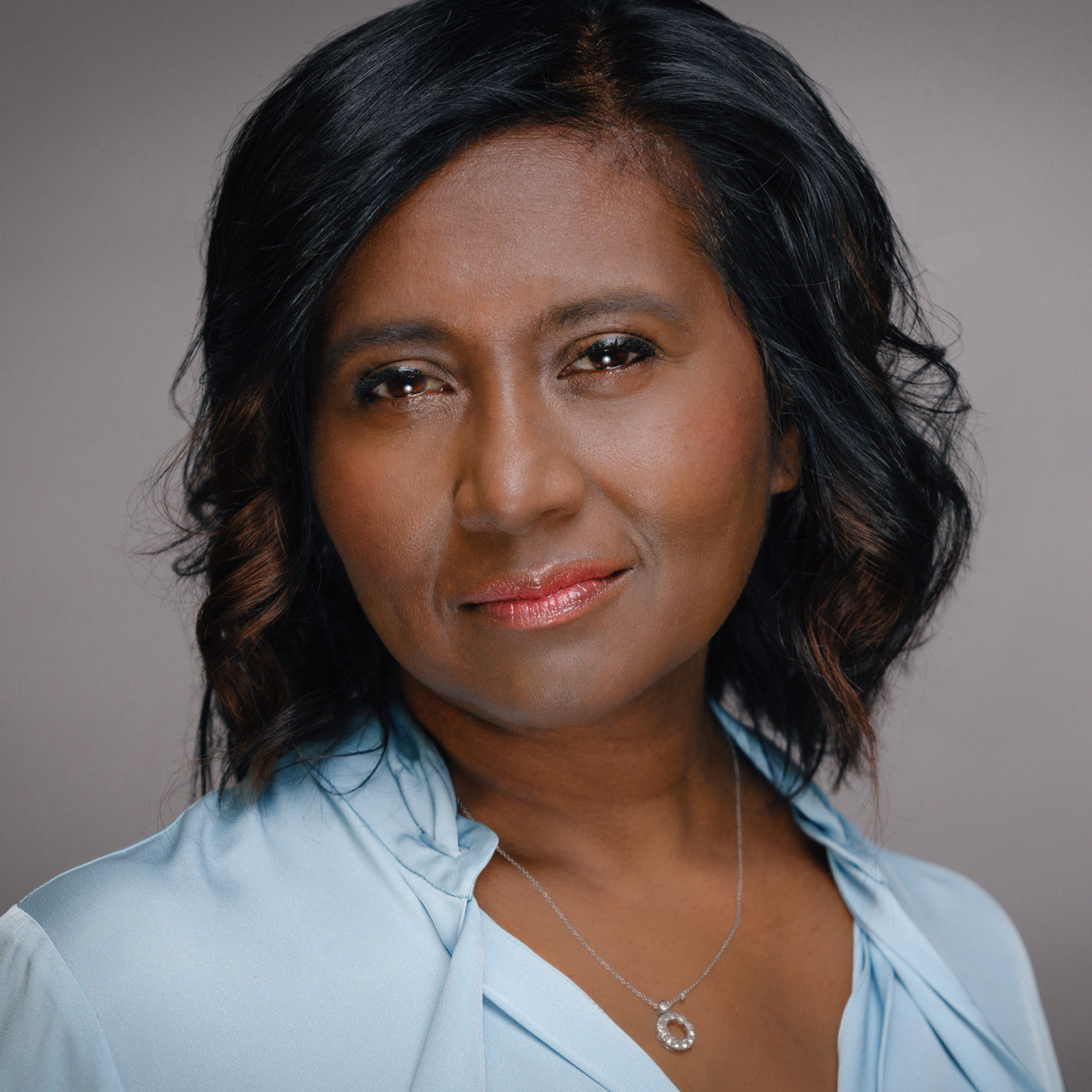 Portrait image of Associated Press CEO, Daisy Veerasingham