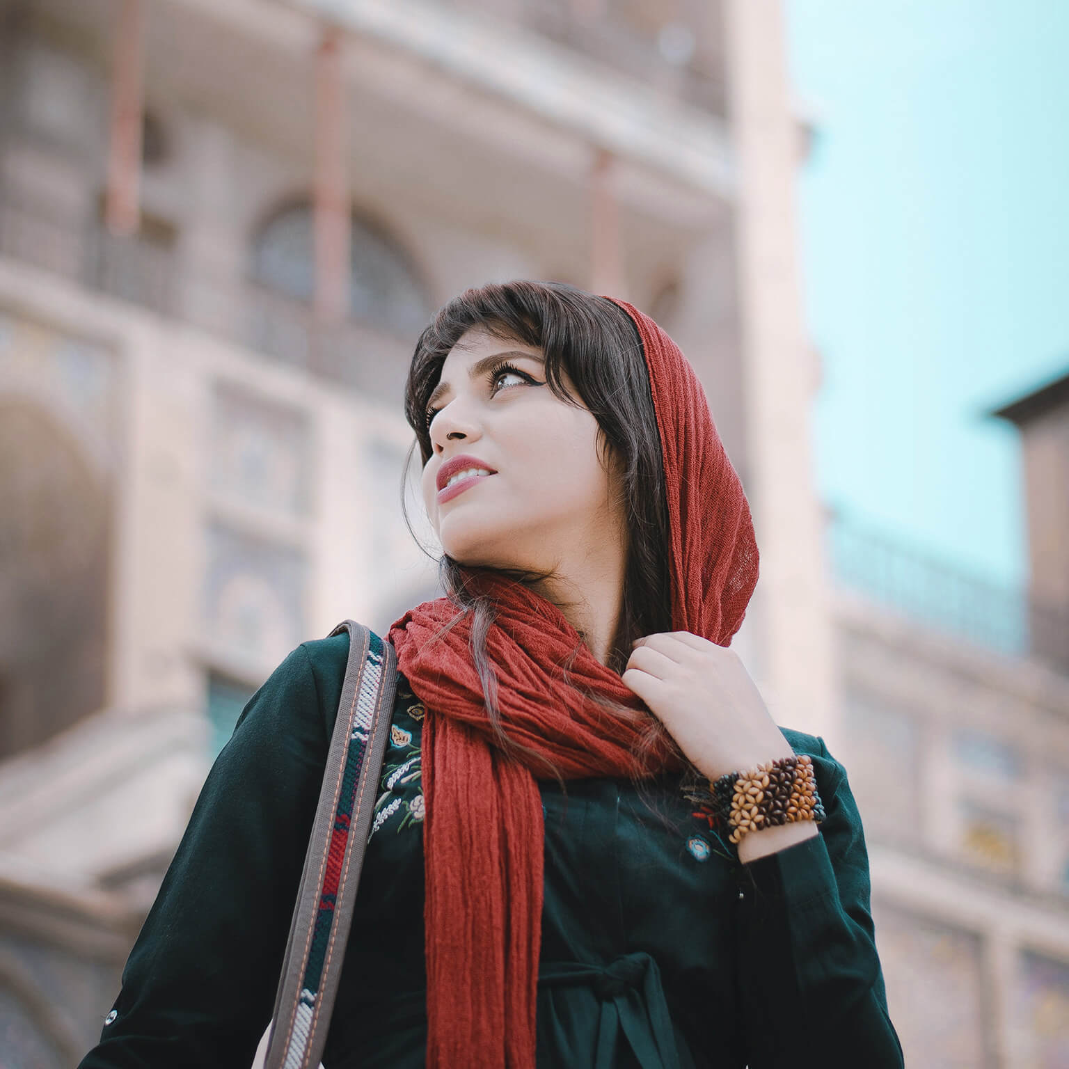 Middle Eastern woman - stock photo