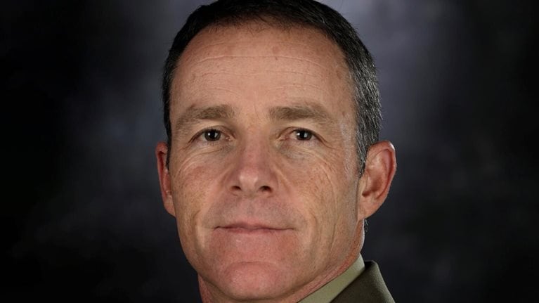 portrait of Australia's Major General Andrew Hocking