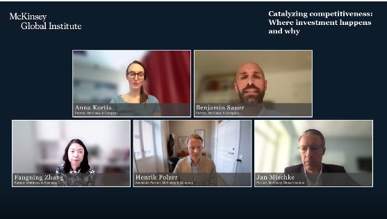 Investment panel discussion with Anna, Ben, Fangning, Henrik, and Jan 