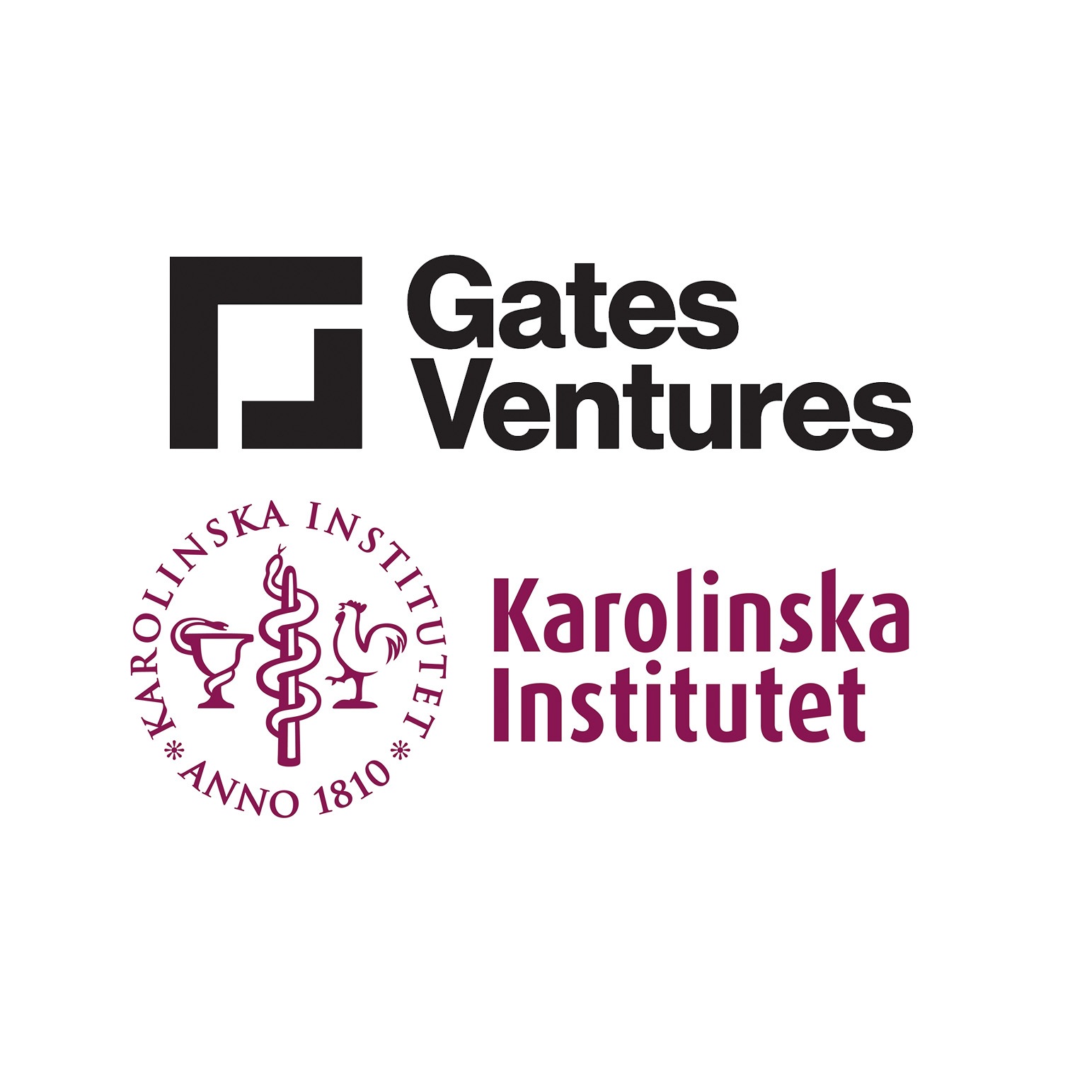 Gates Ventures and the Karolinska Institute logo