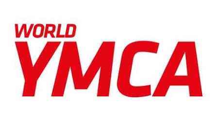 World YMCA logo in red font color