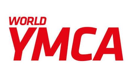 World YMCA logo in red font color