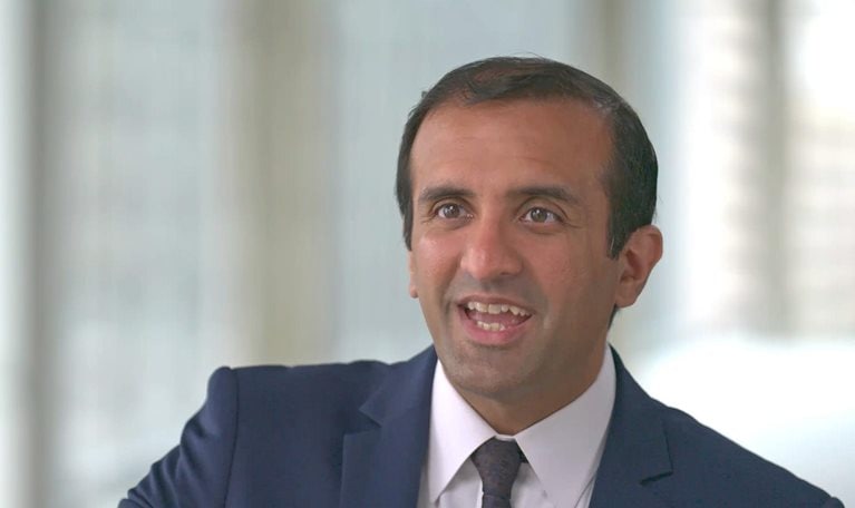 Image of Raj Panjabi talking.