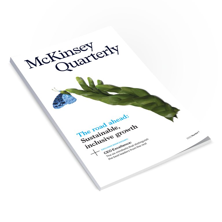 McKinsey Quarterly 2022 Issue 1 cover
