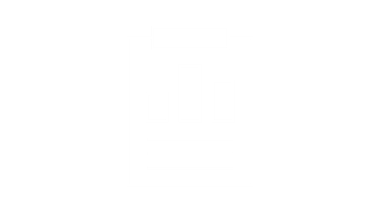 graph and text clipboard icon